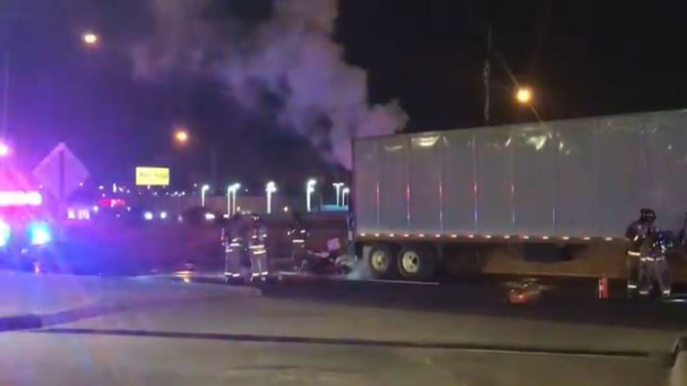 Oklahoma City fire crews battled a tough semi fire early Tuesday morning. 7 a.m., crews responded to the truck fire on the I-240 Service Rd. near Walker. Crews were able to quickly get that under control, but had to cut a hole in the side of the semi to gain access.