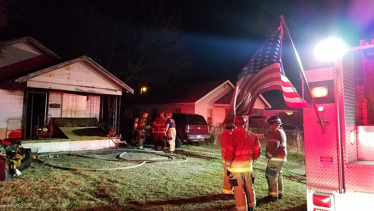 The Tulsa Fire Department is investigating a house fire overnight at a home near Apache and M.L.K. Jr. Boulevard, but this isn't the first time. Firefighters recently put out a fire at the same house just a few days ago. Investigators say they think it might be arson.