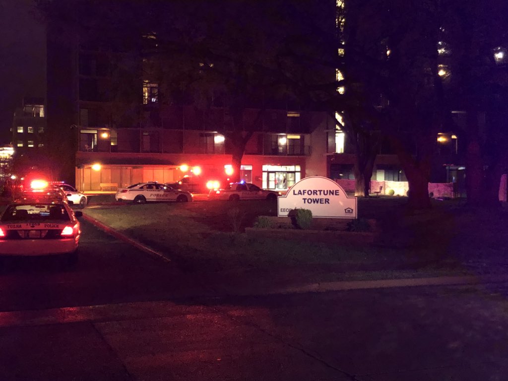 Tulsa police investigating shooting at LaFortune Tower, 1725 Southwest Blvd. One person shot. Police seeking shooter