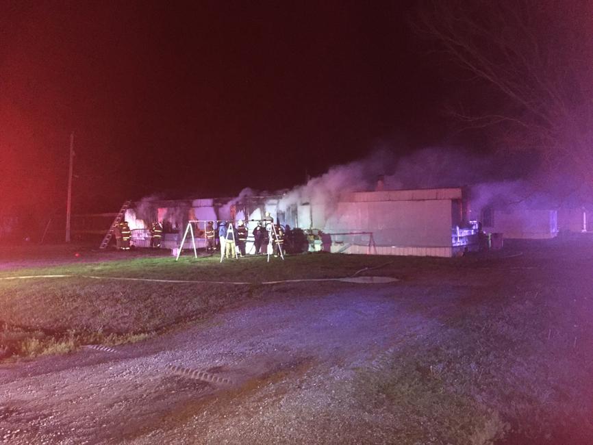Wagoner city firefighters say a home was fully engulfed in flames when they arrived before 12:30 a.m. Wednesday. The home near South Polk Avenue and Southwest 10 Street sustained heavy damage from the fire, but no one was injured.