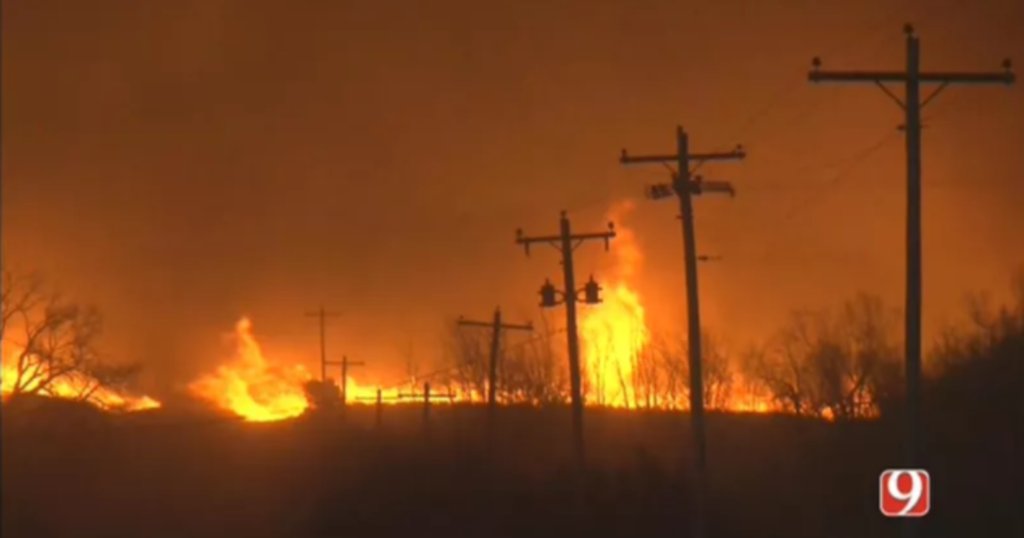 Wildfires in northwestern Oklahoma have burned more than 120,000 acres and forced hundreds of people to evacuate their homes. Woodward County Emergency Management Director Matt Lehenbaur said Friday that the fires have destroyed several homes near Woodward, about 125 miles northeast of Oklahoma City