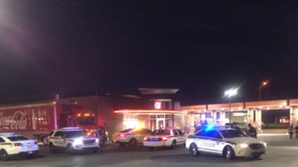 Police say a man is in the hospital after a shooting at a Tulsa QuikTrip. The shooting happened around 9 p.m. at the convenience store near Admiral and Memorial. Police say the man assaulted the security guard inside the QuikTrip, and the fight eventually moved outside. The security guard eventually pulled out a gun and shot the man in the torso, according to police.