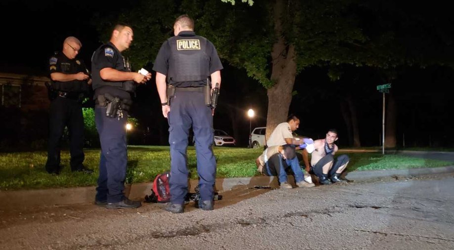 Two people are in custody for allegedly breaking into a Tulsa preschool and leading officers on a foot chase.  Officers responded around midnight to the Skelly Early Childhood Development Center near 31st and Mingo. Police say two suspects took off running when they got there.