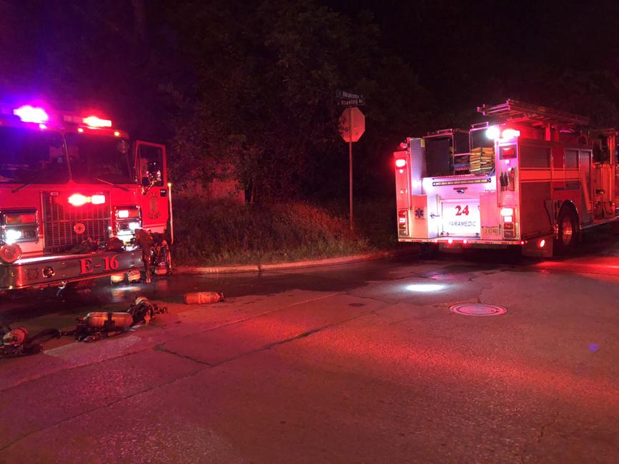A house fire near Pine Street and Utica Avenue brings Tulsa firefighters to the scene. Neighbors called 911 to a home near 1400 North Wheeling Avenue at 2:02 a.m.