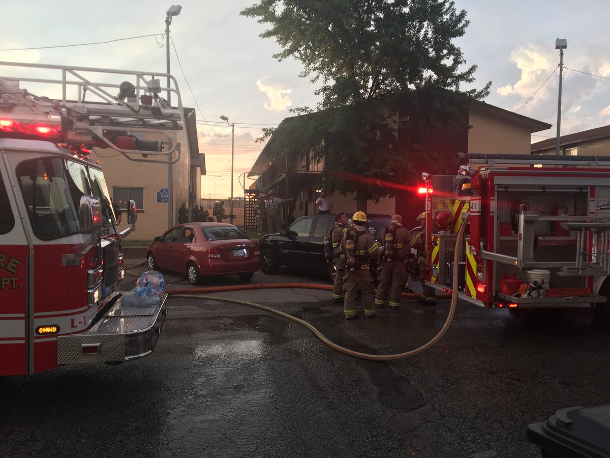 Police tell one person was trapped inside of Nottingham Square Apartments this morning, but got out safely. We're working to find out their condition and to see if anyone else was affected.   