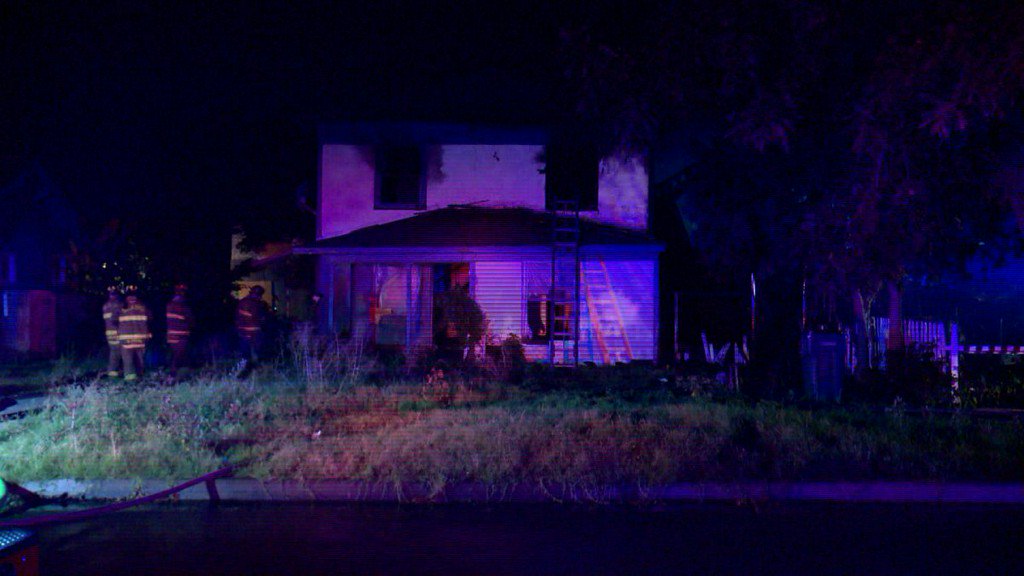 A fire destroyed a vacant home overnight before spreading to a neighboring home. Around 11 p.m. on Monday, fire crews were called to a house fire near N.W. 10th and Classen
