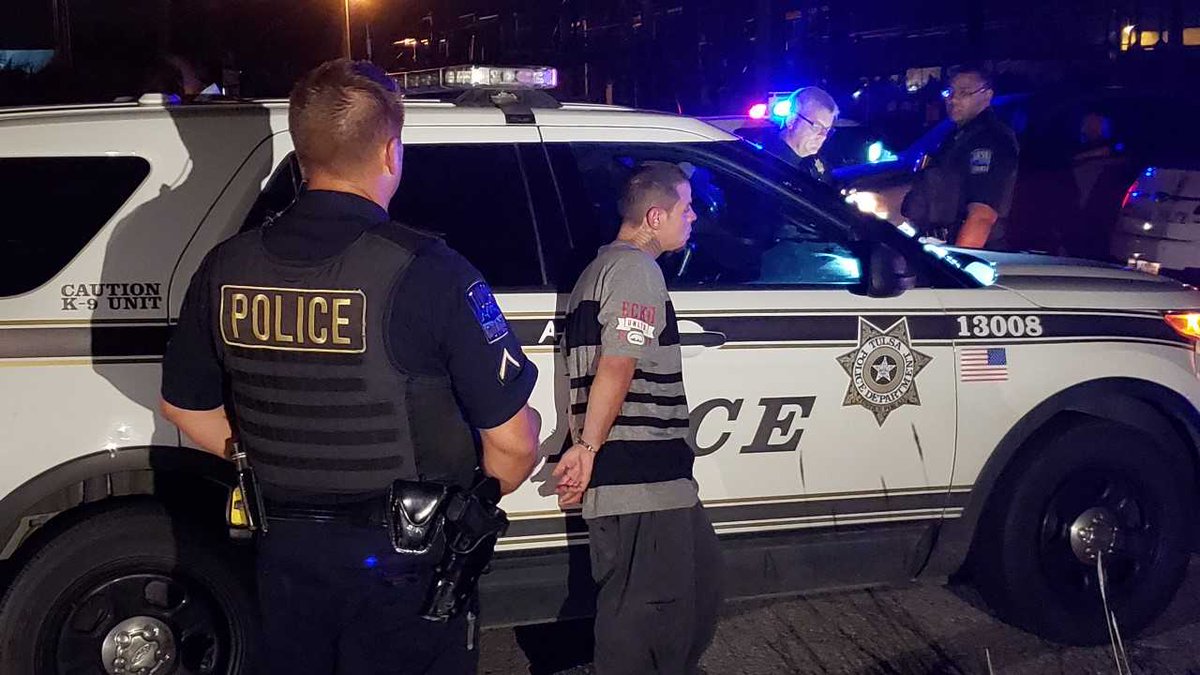 Police say a man and woman tried to outrun officers during a high-speed chase through Tulsa. The chase started near 21st Street and Highway 169 after the driver refused to stop for officers. Police say the driver was clocked going over 90 miles per hour near 41st and Mingo before getting on I-44.