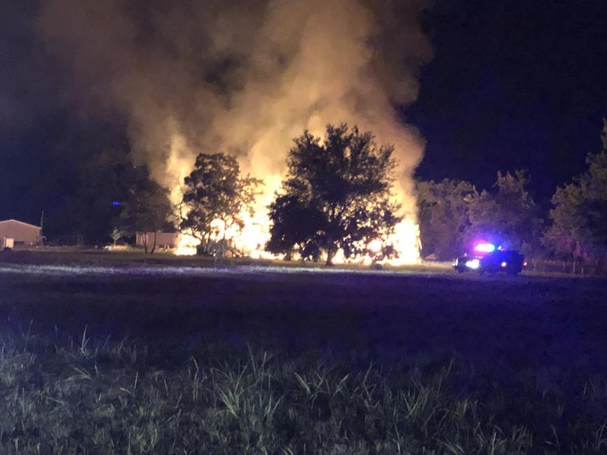 Sperry firefighters have been on the scene of a building fire early Friday