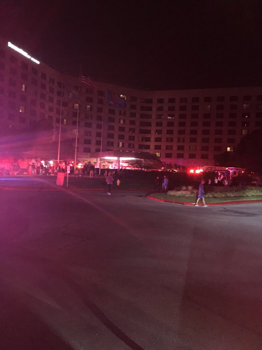 Smoke on multiple floors of the Doubletree Hotel 61 Yale.
