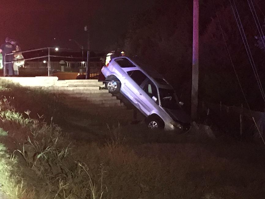 Turnpike exit speed causes driver to crash near Mingo Road    
