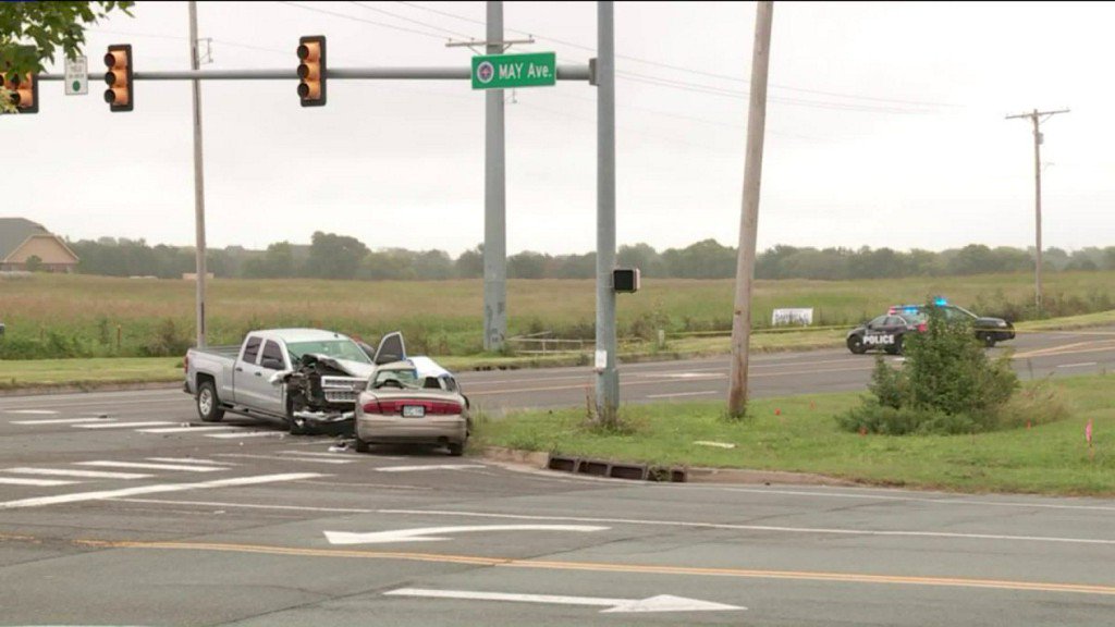 One person dead following crash in southwest Oklahoma City    
