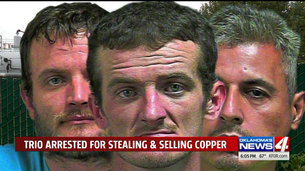 Police arrest men for stealing copper wiring, causing millions of dollars in damages    