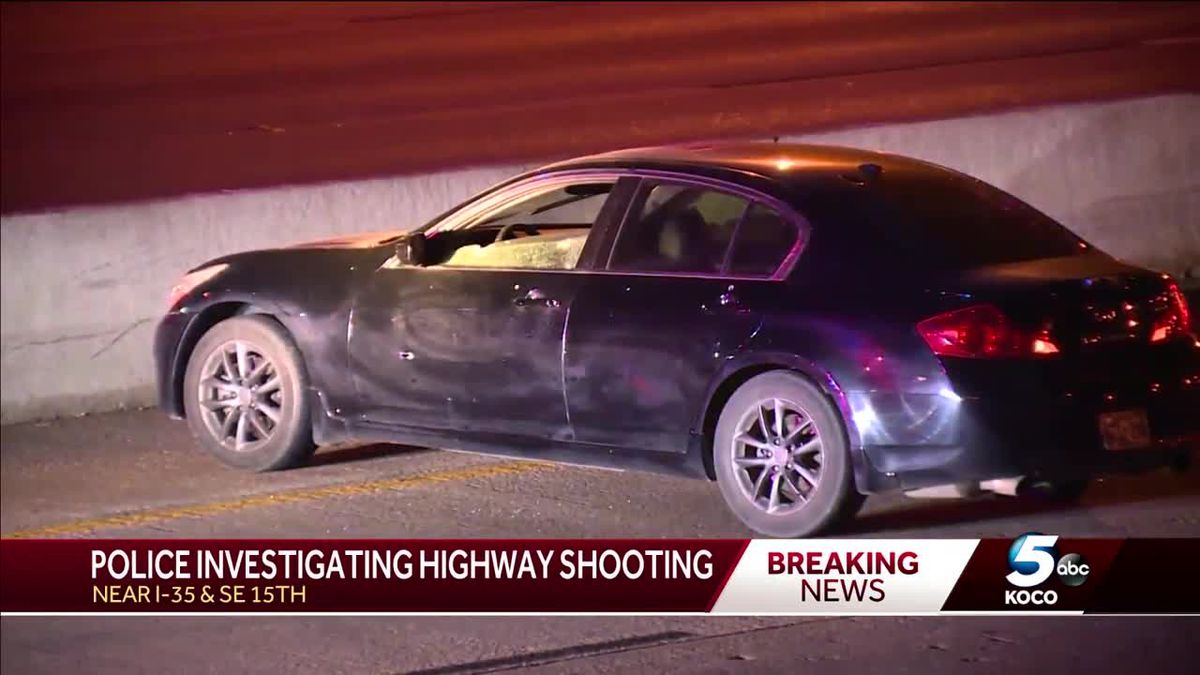 One injured after shooting on I-35 in Oklahoma City    