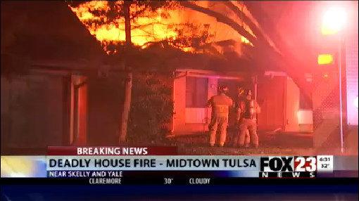 Man dies after midtown Tulsa house fire