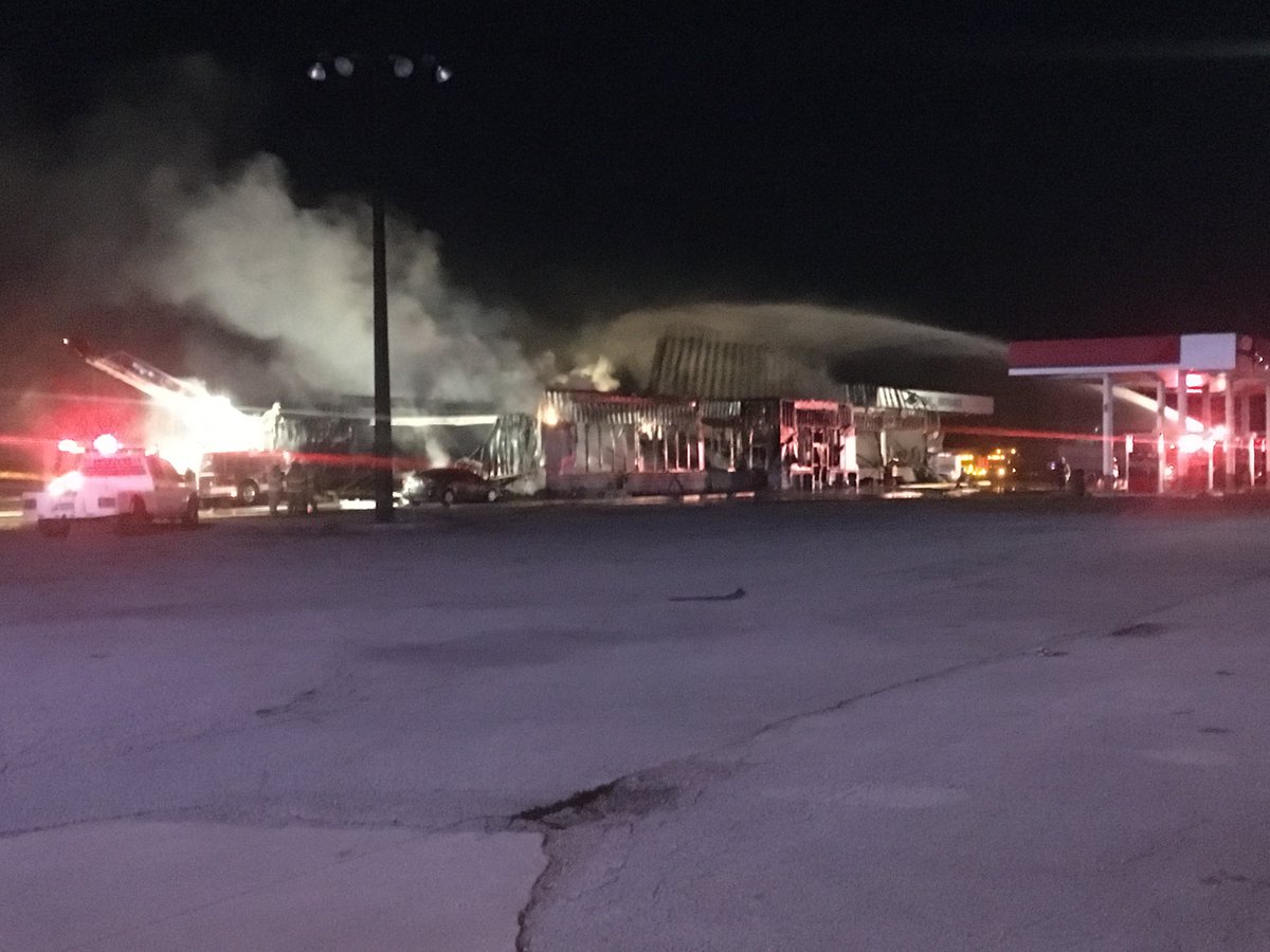 An early morning fire destroyed an iconic diner and truck stop in Sallisaw on Friday