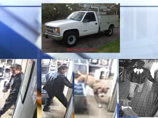 Jenks police said the suspect first broke into a residence in the 400 block of East Aquarium while the resident was home then broke into a River District business with a dog in tow.    