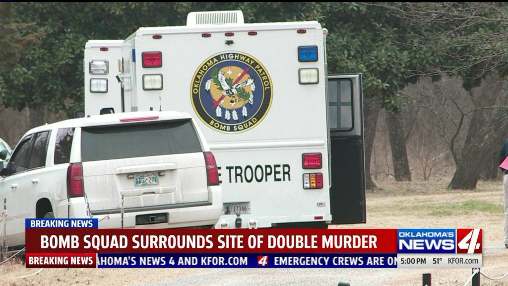 Bomb squad called to Edmond home of double murder victims    