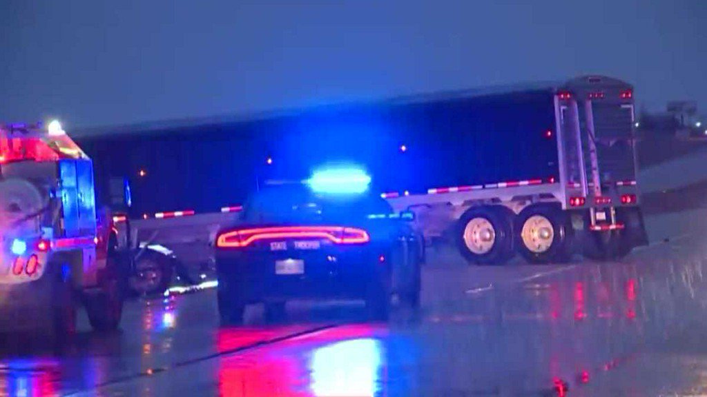 Crews on scene of fatality crash involving semi-truck, car in Shawnee    