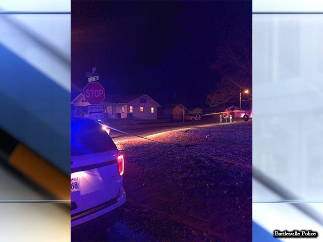 Bartlesville police said one person was injured after they were struck by a vehicle.    