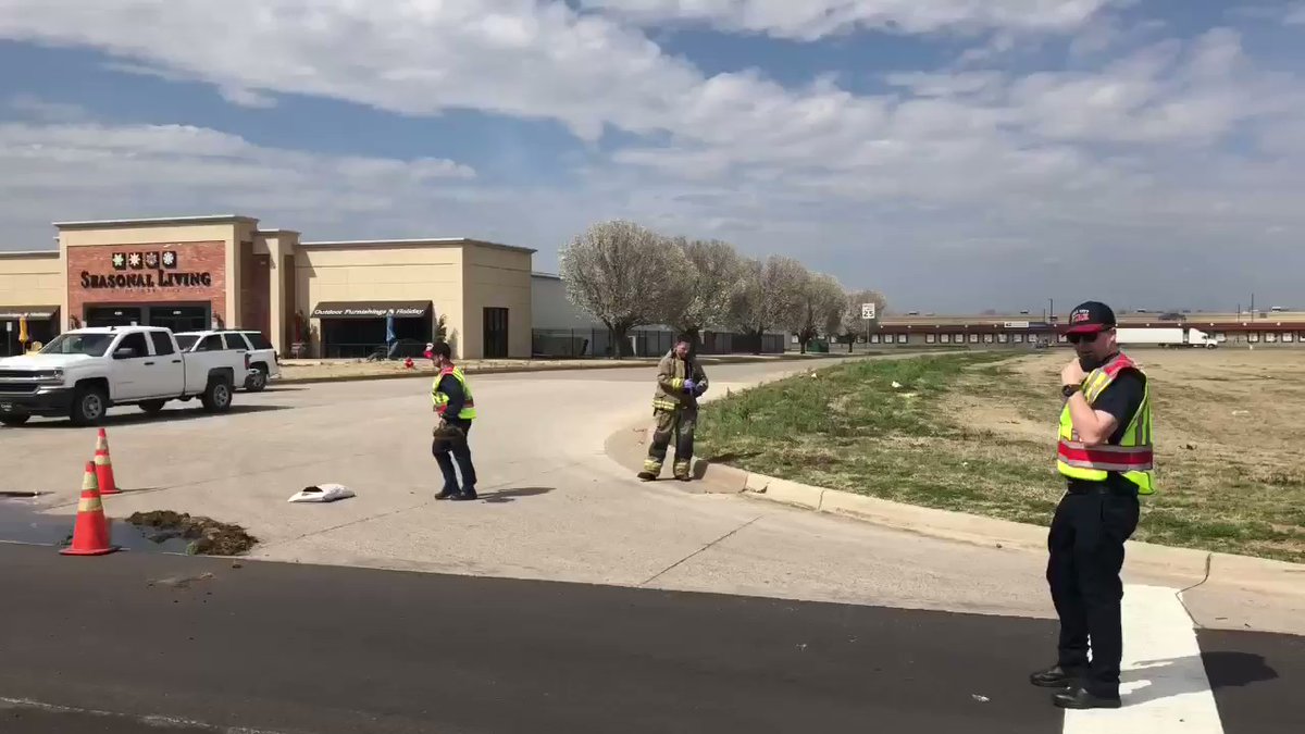 W. Reno Ave. / N. Tulsa Ave.   Firefighters and HazMat crews are on scene of fuel spill that resulted from a non-injury accident