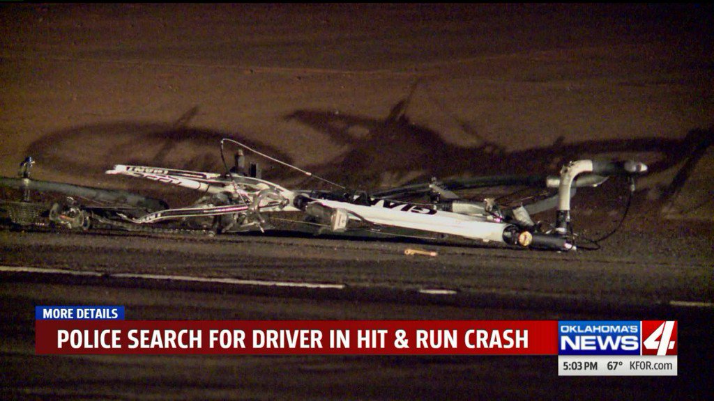 Bicyclist dead in NW Oklahoma City hit-and-run    