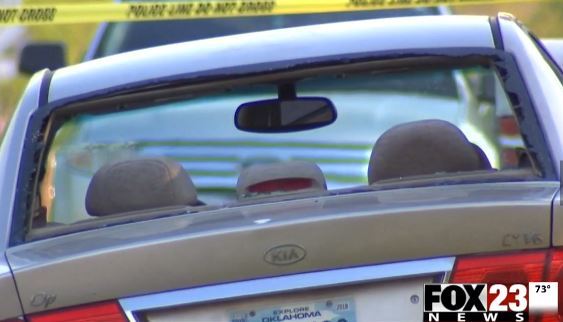 A pregnant woman is recovering after she was shot during what Tulsa police are calling a “rolling gun battle.”