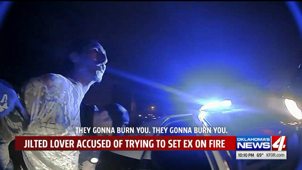 Norman man allegedly attacks ex with fake gun and car, tries to light her on fire    