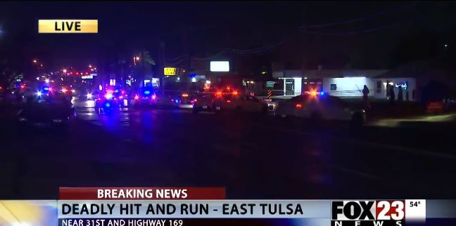Tulsa authorities investigating deadly hit-and-run accident involving pedestrian    