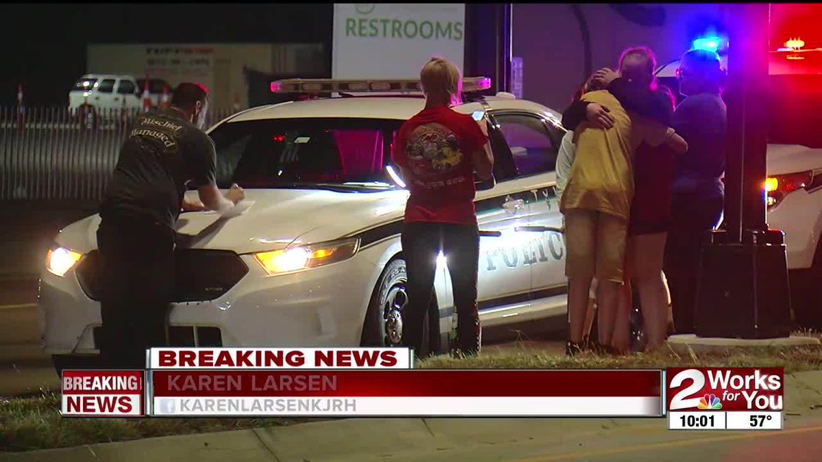 Tulsa police say a child has died after a hit-and-run crash near Gathering Place Tuesday night.     