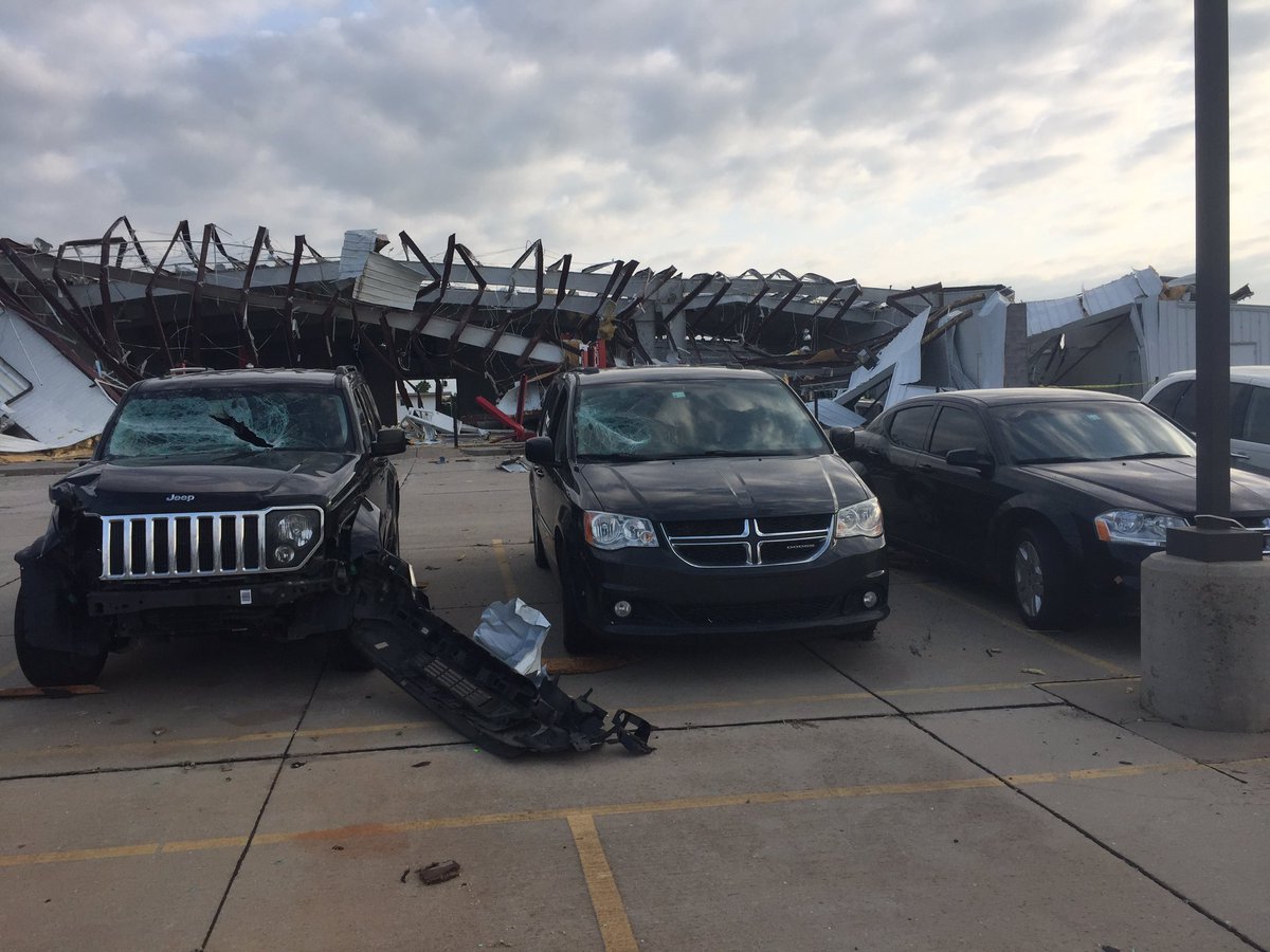 These two vehicles are feet from each other. One destroyed, the other barely touched