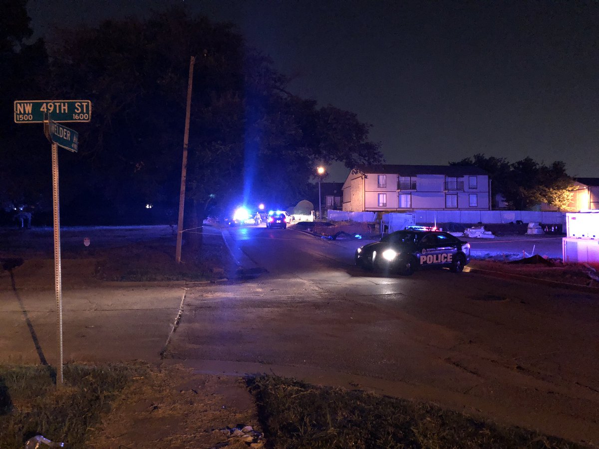 The suspect, a Caucasian woman, is still on the run after shooting and killing a man at NW 48th and Blackwelder. OKCPD said the victim and a 2nd person were sitting in a car when the suspect approached them demanding money. She shot the victim 3 times.   