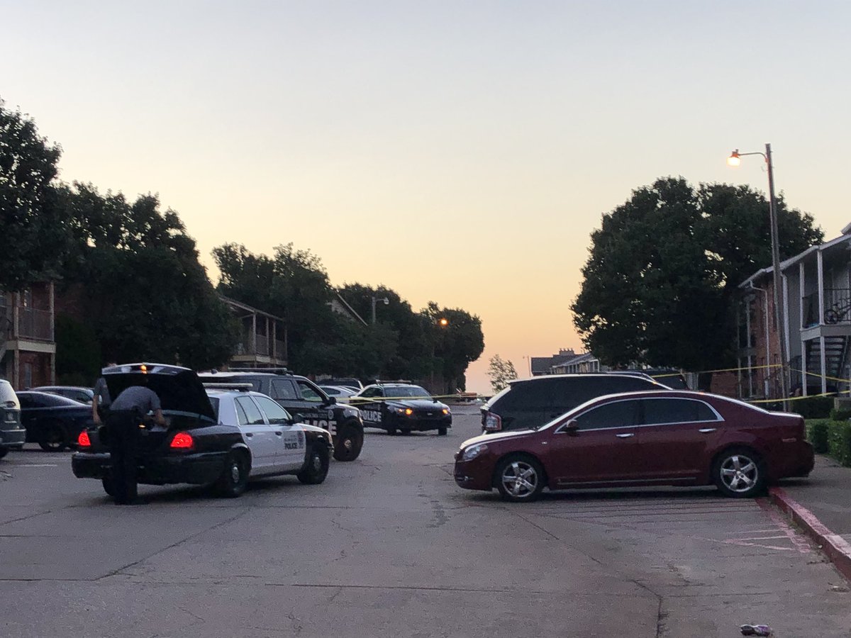 Police on scene tell they are talking with several witnesses. They have been receiving conflicting stories regarding what exactly happened. They don't know right   if the shooting happened inside or outside of an apartment.