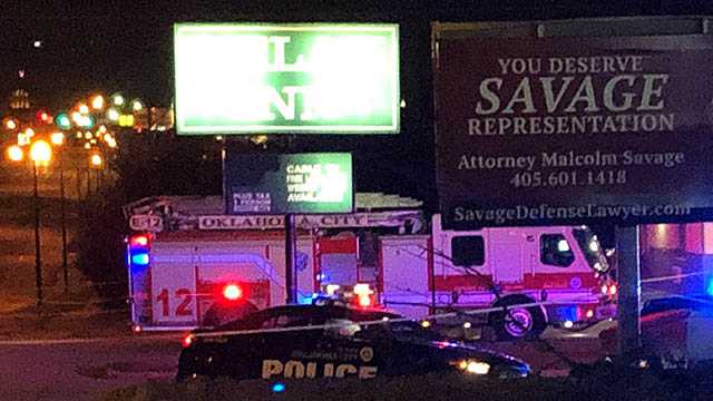 Man taken to hospital after drive-by shooting outside northeast OKC motel, police say