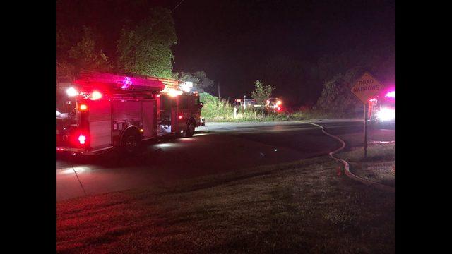 A barn is a total loss after an early morning fire in north Tulsa. 