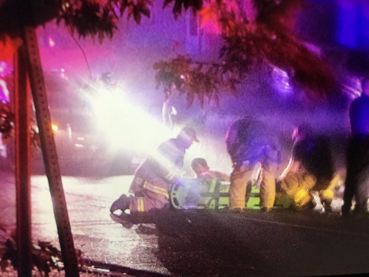 Struck by car on NW 16th just W of Portland.  OKC Police tell that a man and woman were hit by a car here and have non-life threatening injuries.  NW 16th is blocked
