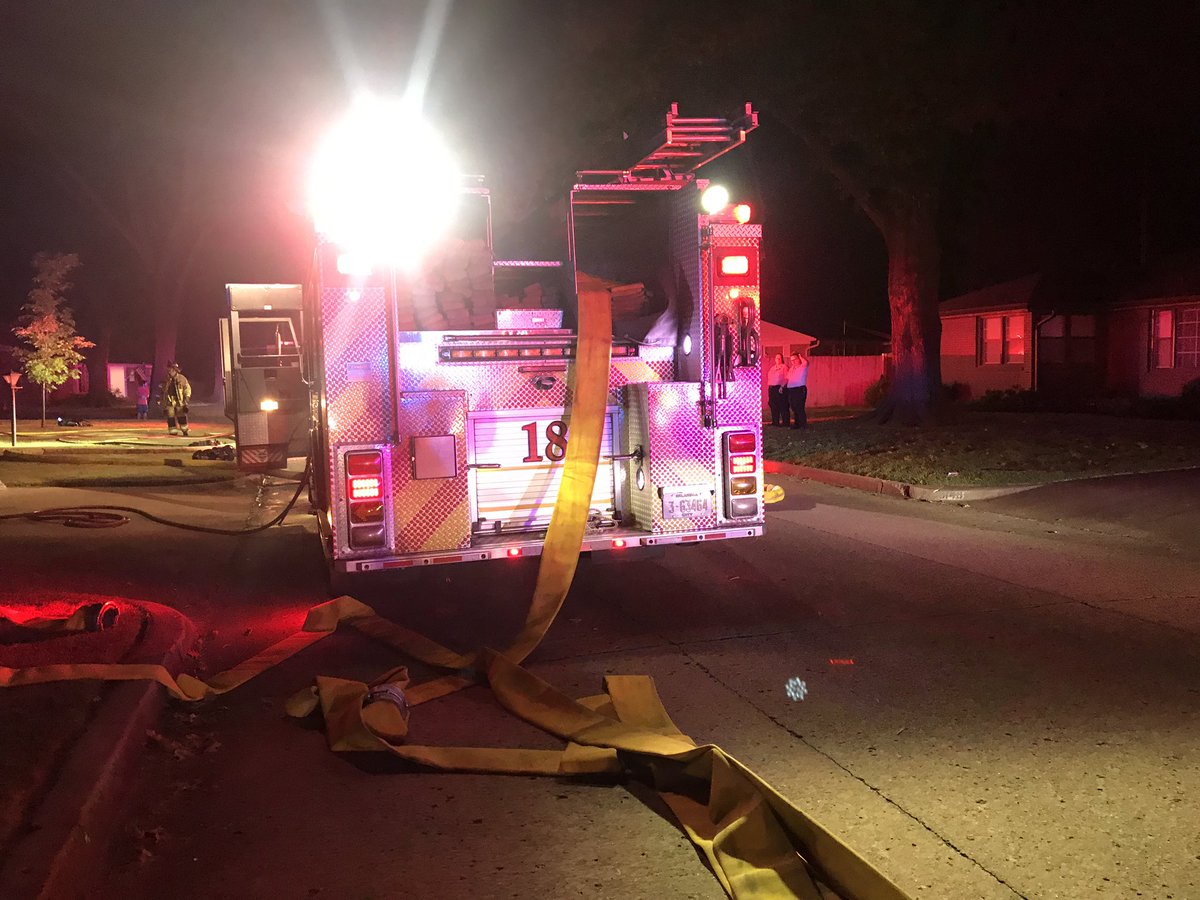 Firefighters on scene of a house fire near 51st and Harvard. The homeowners are out of the house as well as two animals.