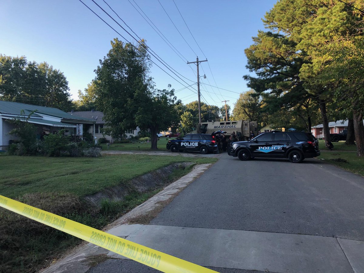 Tahlequah stand-off: Man may have died as a result of gunfire from confrontation with police.