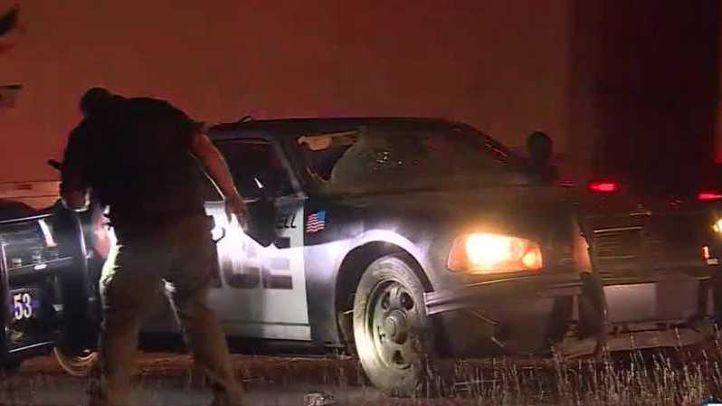 Man in custody after stealing police cruisers, leading officers on chase, Purcell police say