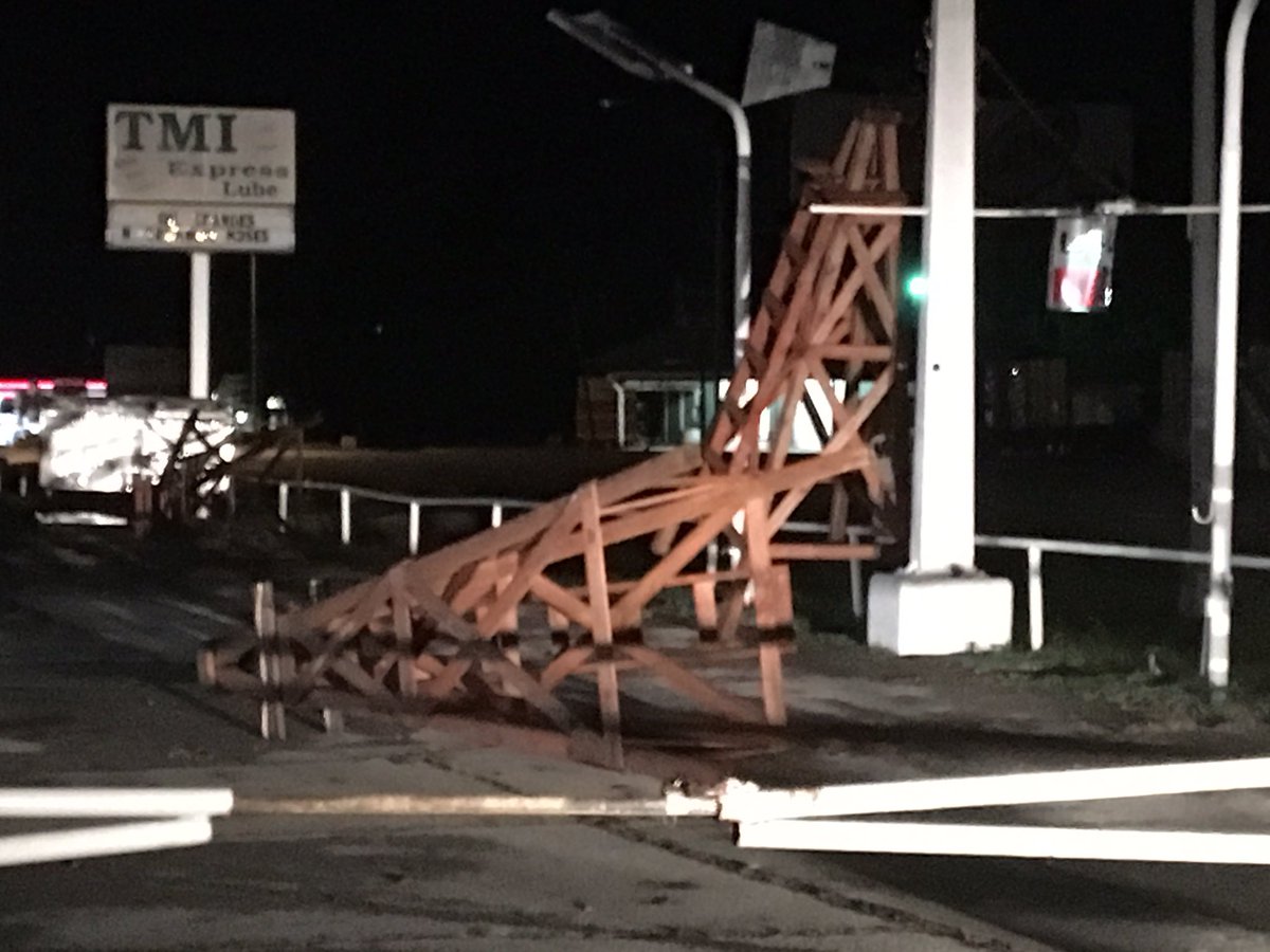 More damage is visible from some local businesses in Wagoner on Highway 69 north of Highway 51. 