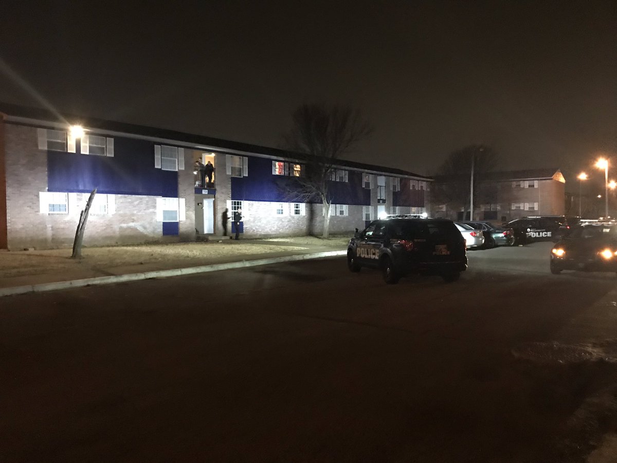 A mother and two children are ok after more than 30 rounds were fired at and near their apartment