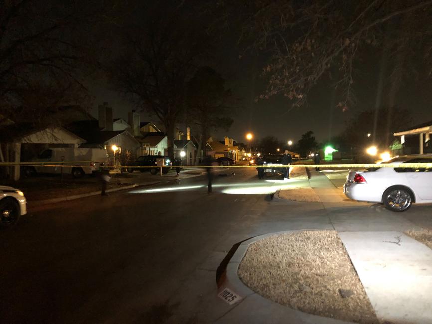 Tulsa Police investigation begins after a homicide victim is found in the street. adult black male was found a few blocks west of 15th and Garnett 