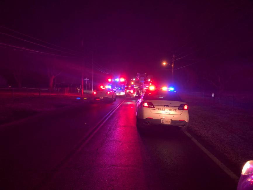 A Tulsa police officer and another driver are involved in a collision early Monday morning. 