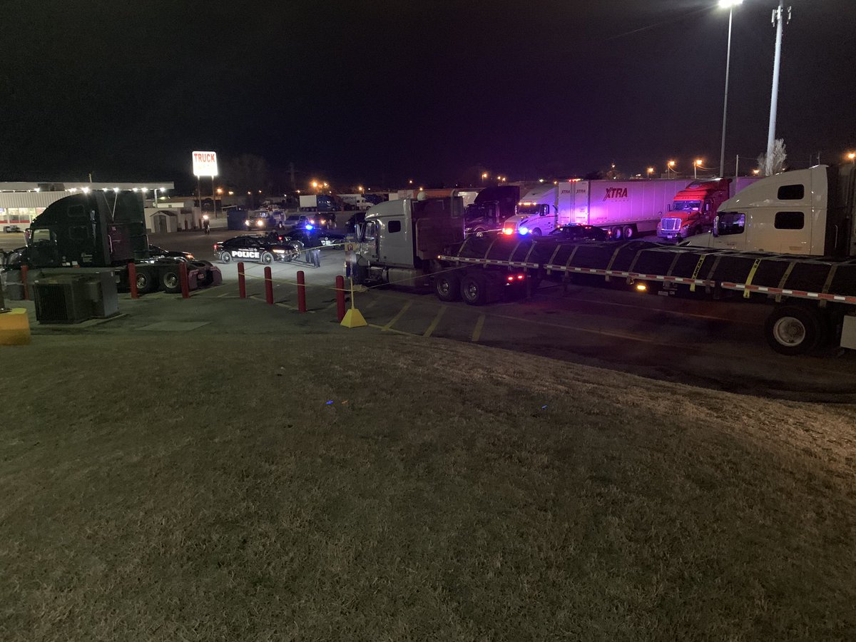 OKlahoma Police are investigating a shooting where they say a security guard shot a truck driver over a parking spot. They say the security guard approached the driver, got into a confrontation and the security guard shot the driver once. He's in serious condition
