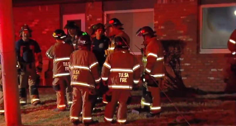 Man found unresponsive after north Tulsa apartment fire ear Apache and Sheridan 