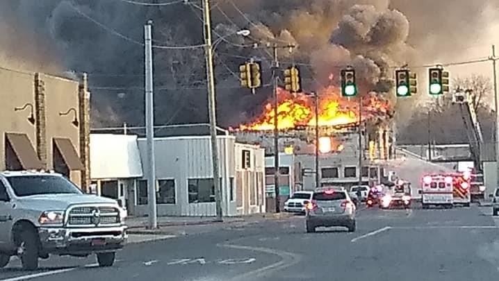 6 people rescued from building fire in McAlester on Main Street in the Paula's Baby shop