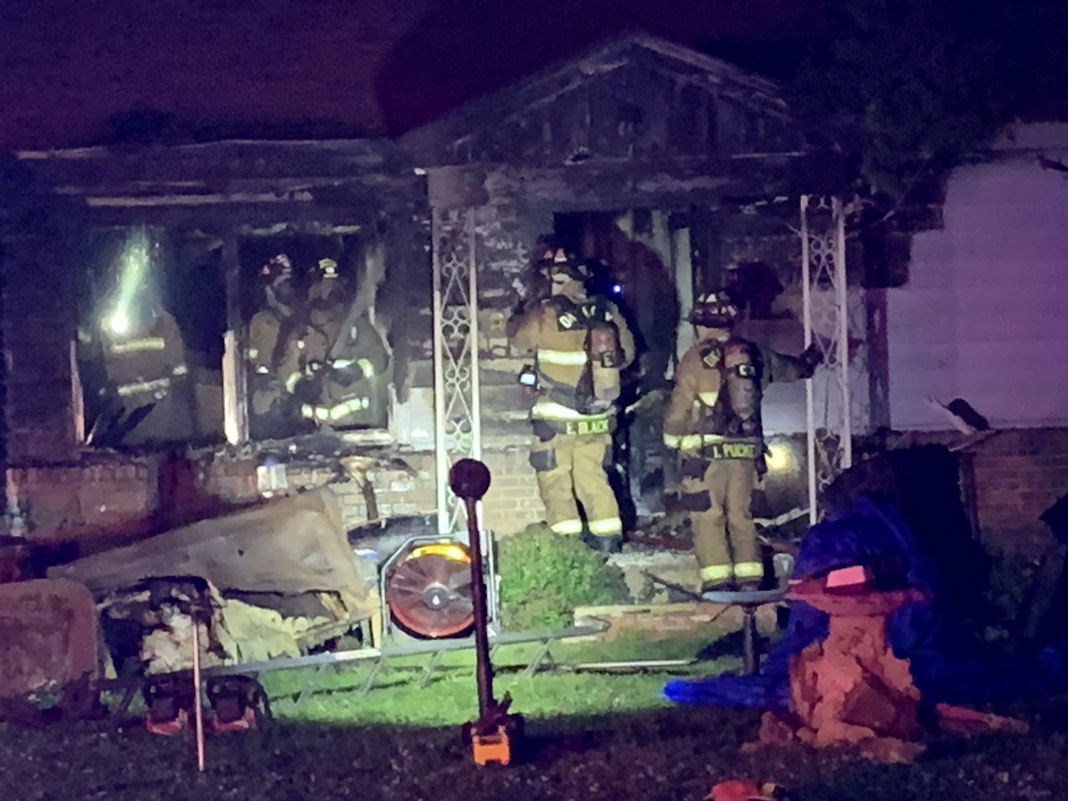 @OKCFD says a candle in the front window started a house fire near NE 44th and Prospect. Initial reports show someone was trapped inside. The homeowner was down the street at a friends house when it caught on. He told firefighters he did leave a candle burning