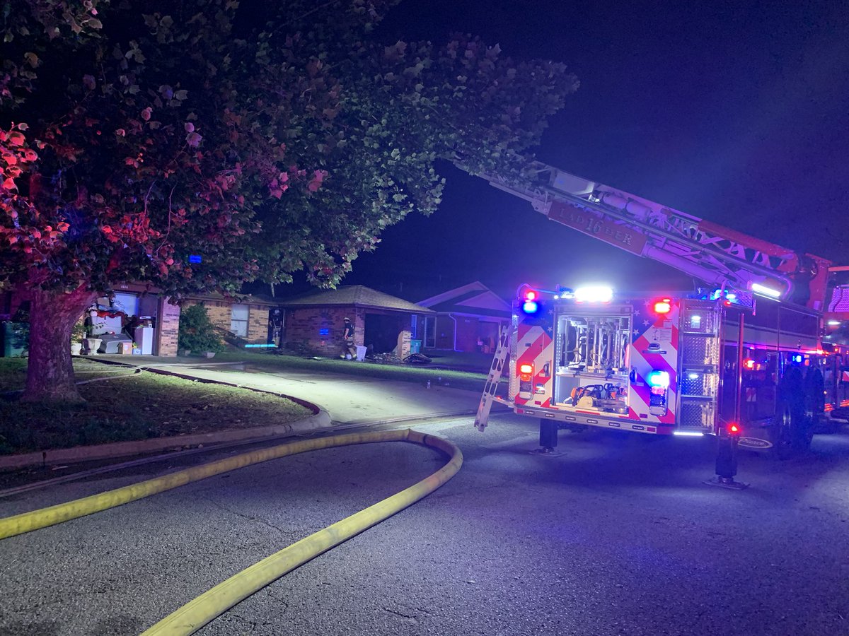 @OKCFD are responding to a duplex fire in SE OKC. This is near Shields and SE 89th.   No details about the fire at this time