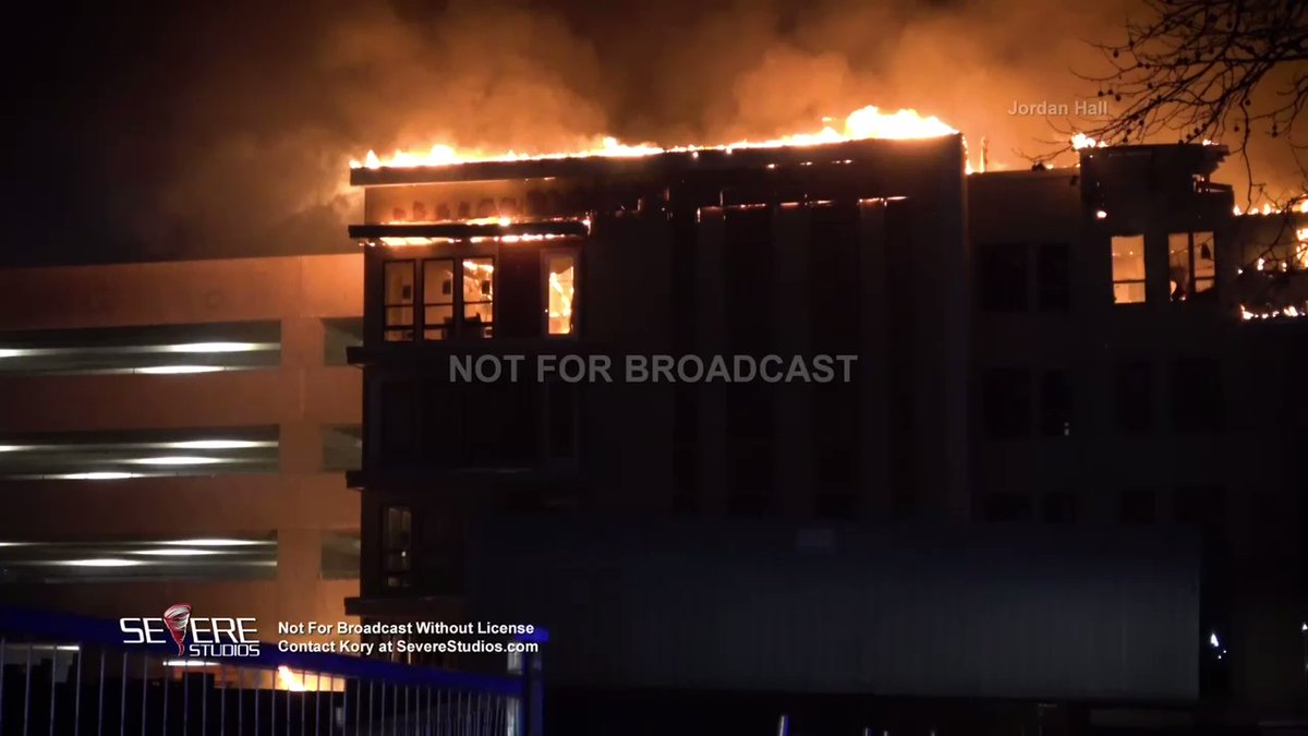 OklahomaCity Some solid footage of a collapse during the large fire in OKC