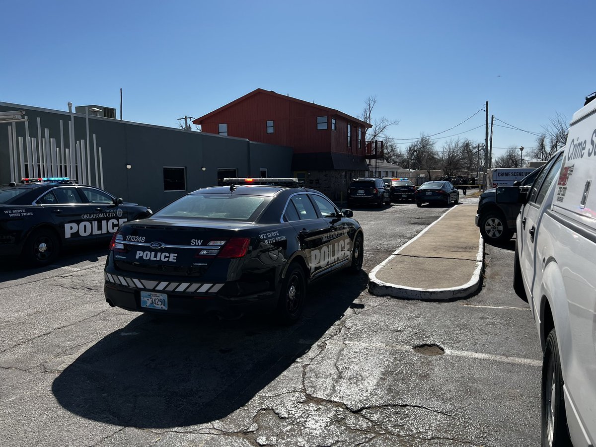 Sshooting at NW 10th & Roff. We know police have been questioning people at the scene. At least one person appears to be detained.   No word on any injuries at this point