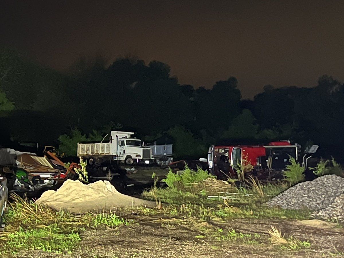 Tornado Damage on the east side of Earlsboro,OK